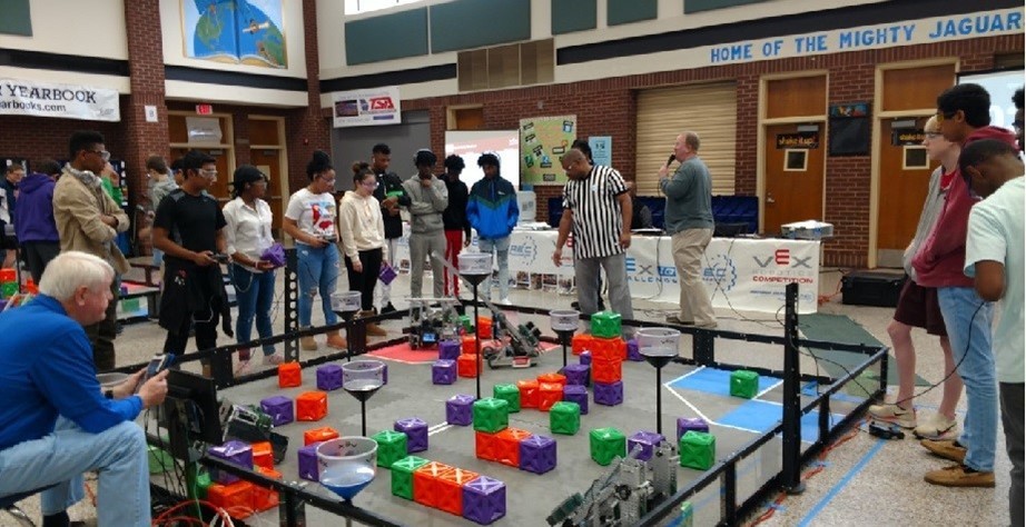 TSA Club for hosting the district Robotics Tournament